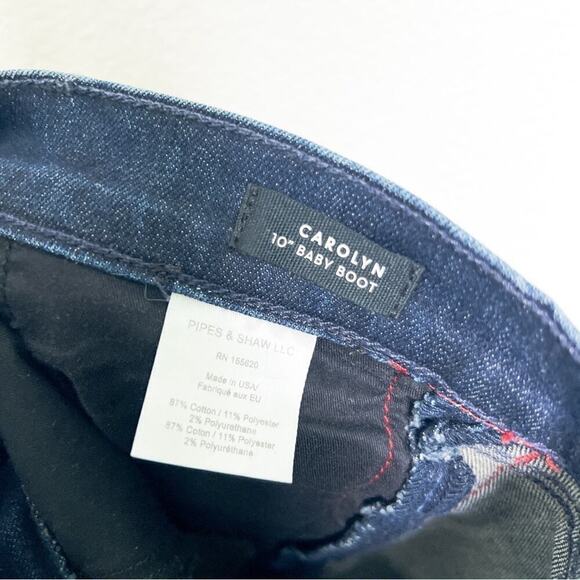 Veronica Beard Carolyn High Rise Baby Boot Cut Flare Jeans Midnight Wash size 26 - Picture 10 of 11